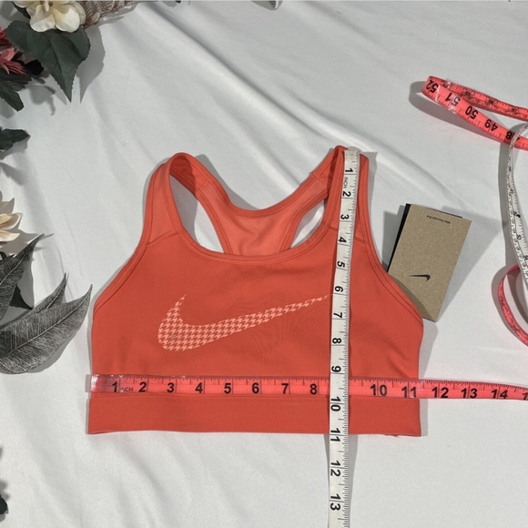 NEW Nike [ XS ] Swoosh‎ Iconoclash Sports Bra in Magic Ember/ Crimson Bliss - Picture 3 of 11